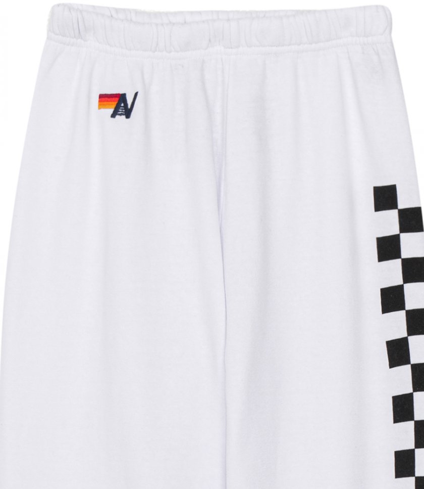 CHECK LEG WOMEN'S SWEATPANTS