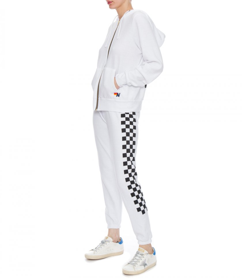 CHECK LEG WOMEN'S SWEATPANTS