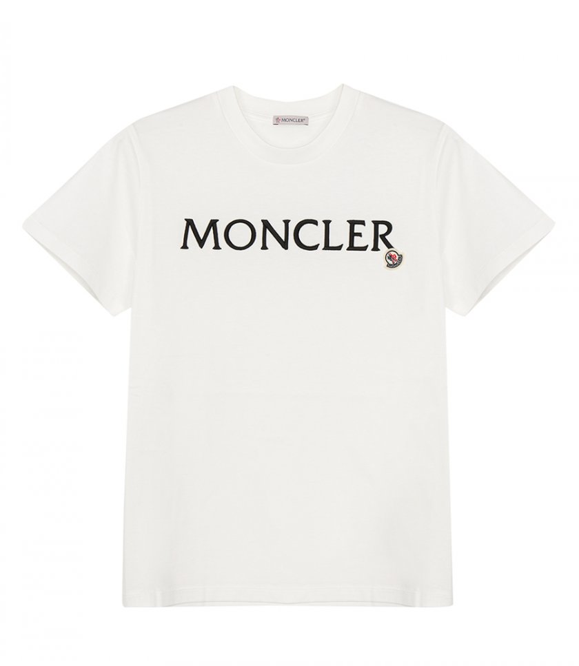 MONCLER - LOGO EMBROIDERED T-SHIRT