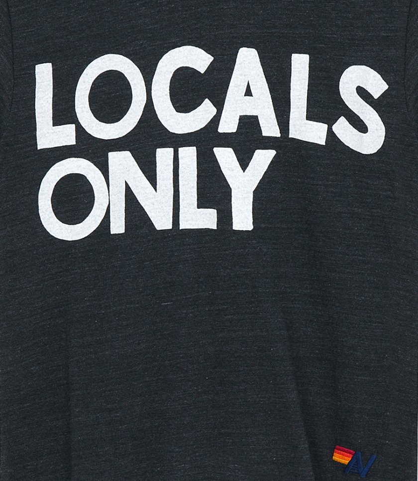 WOMEN'S LOCALS ONLY BOYFRIEND TEE SHIRT