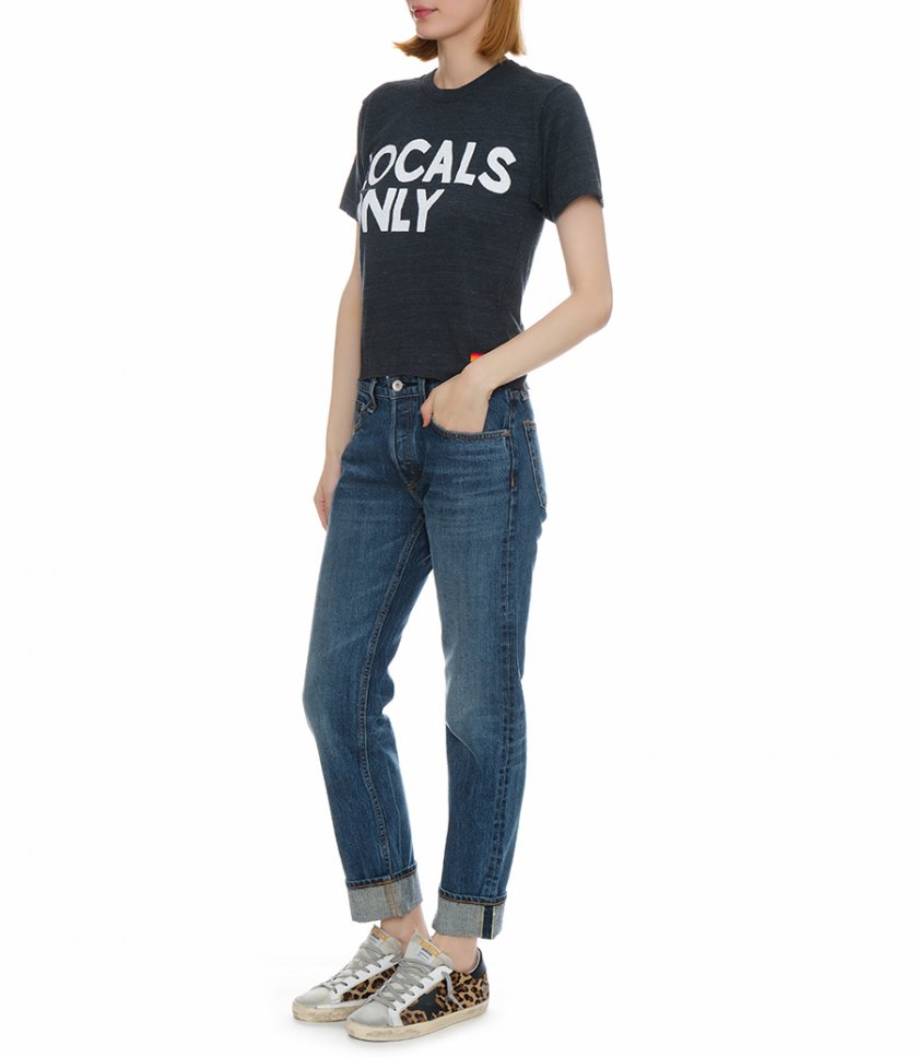 WOMEN'S LOCALS ONLY BOYFRIEND TEE SHIRT