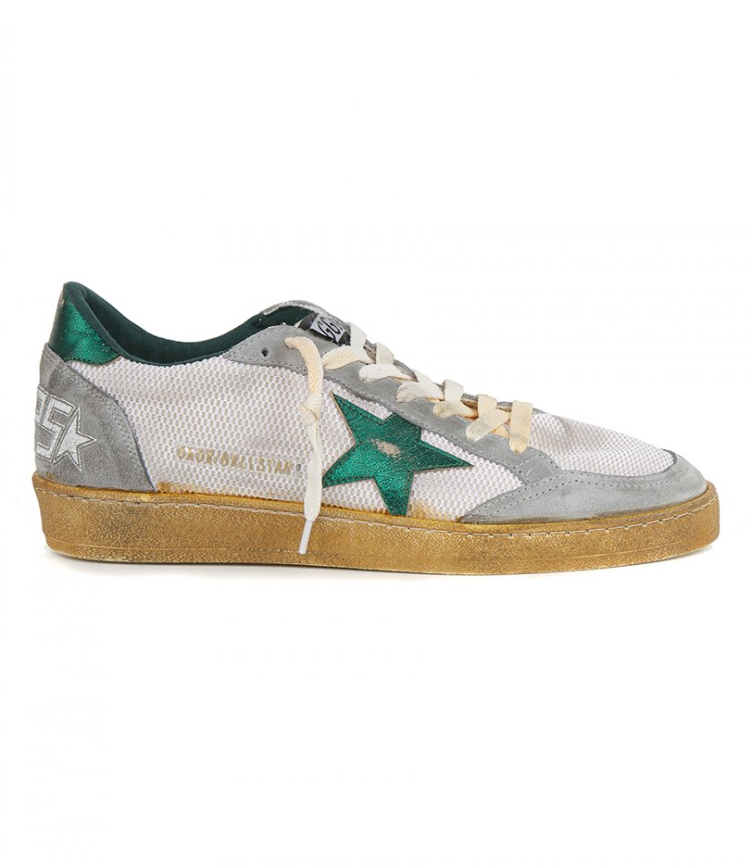 SNEAKERS - GREEN LAMINATED STAR BALL STAR