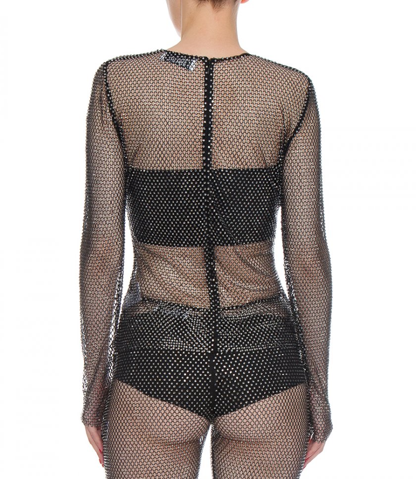 CRYSTAL EMBELLISHED  TOP