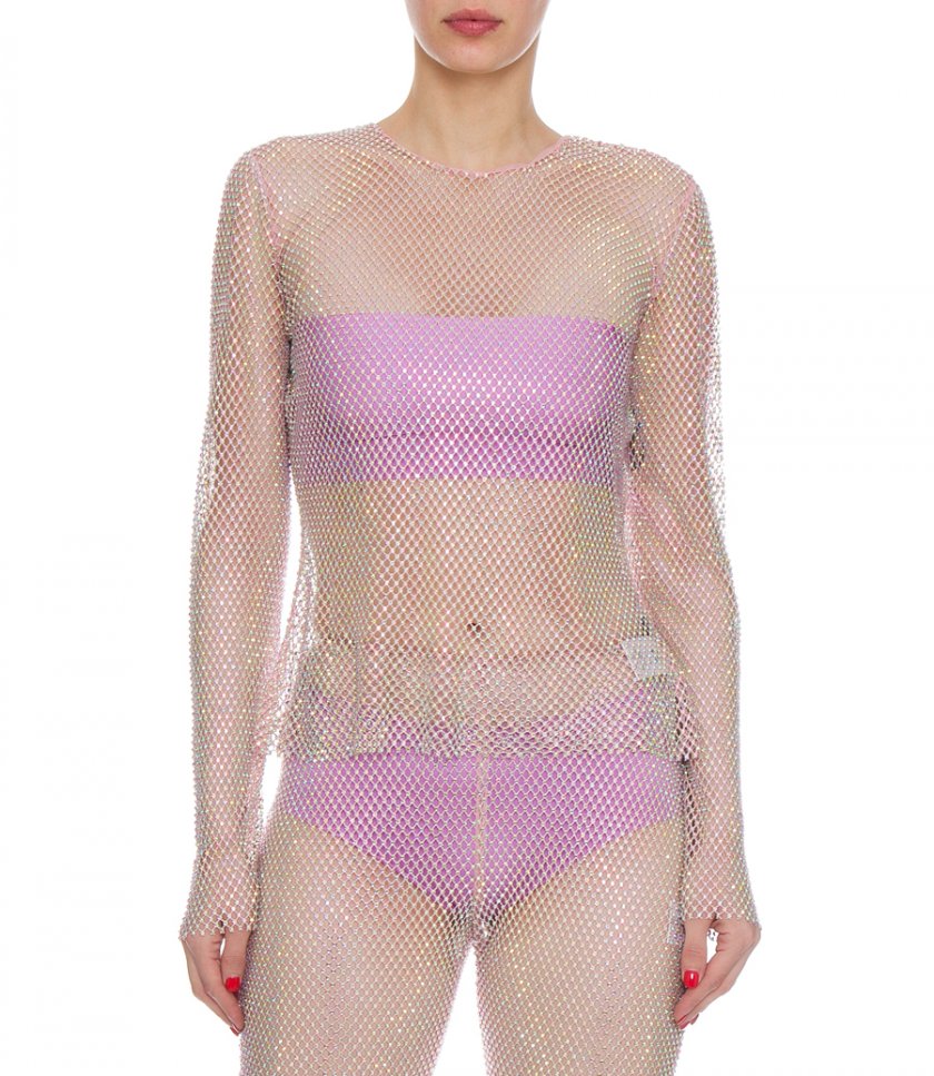 CRYSTAL EMBELLISHED TOP