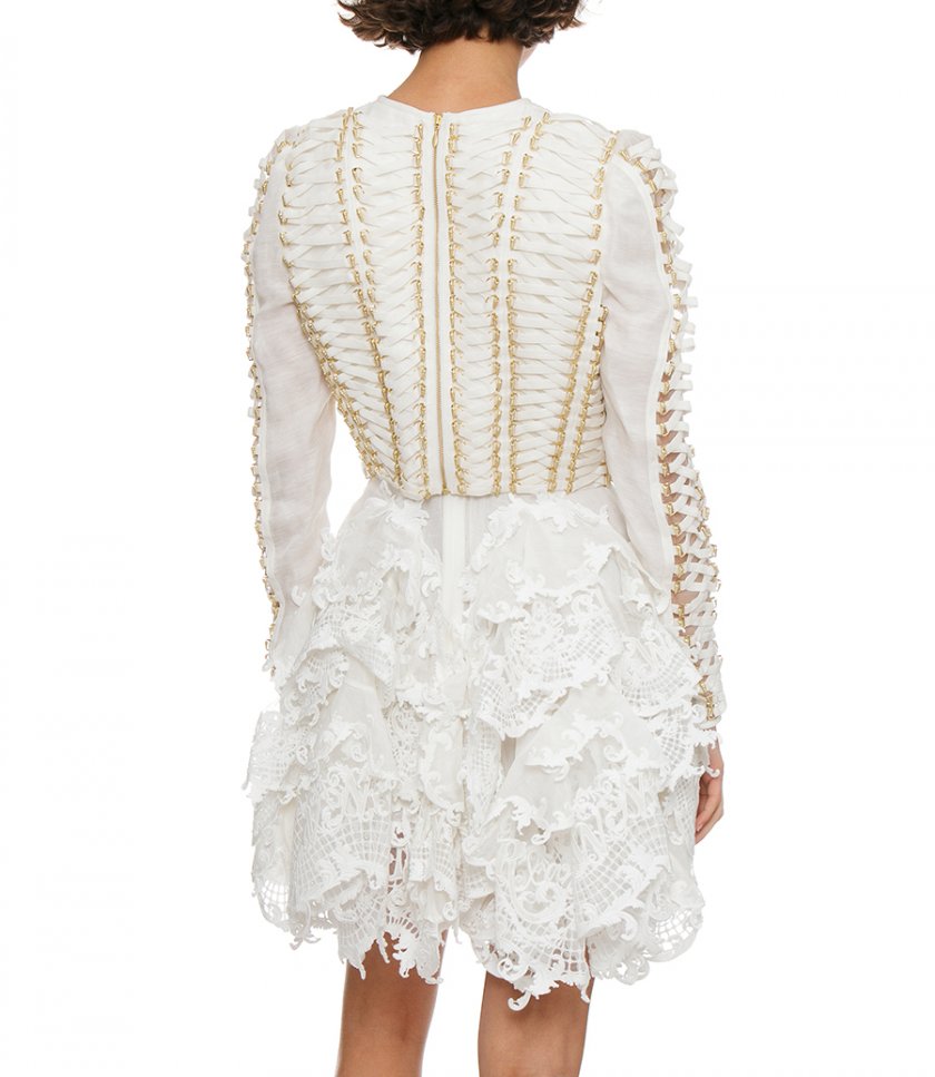 COASTER CORSET LACED DRESS