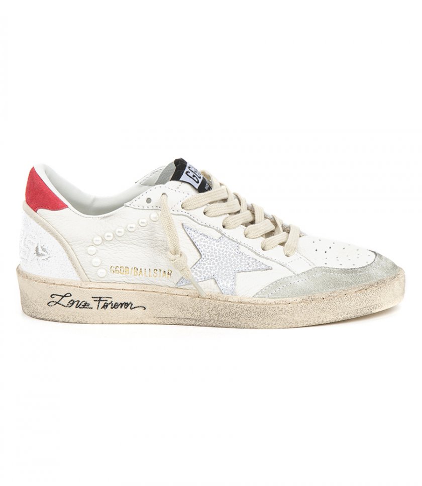 GOLDEN GOOSE  - BALL STAR WITH PEARL APPLICATION