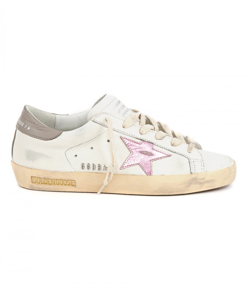 SHOES - PINK LAMINATED STAR SUPER-STAR