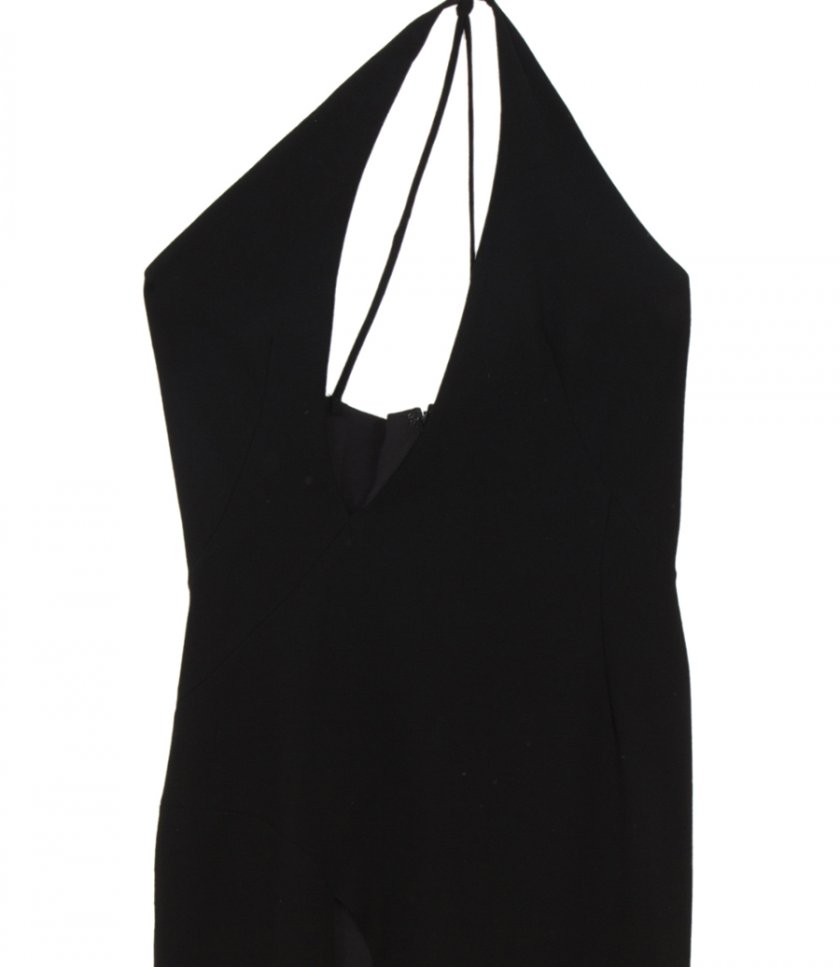 LS PLUNGE V MINI DRESS