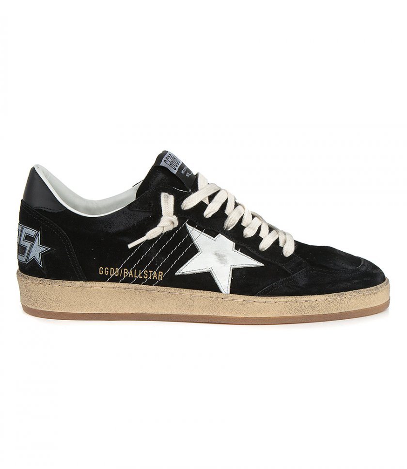 SHOES - BLACK SUEDE BALL STAR