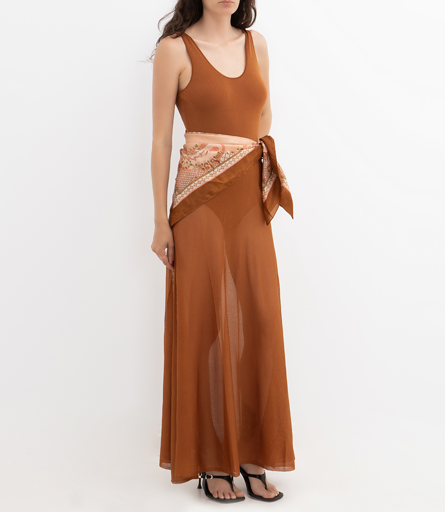 ASTER SCARF MAXI DRESS