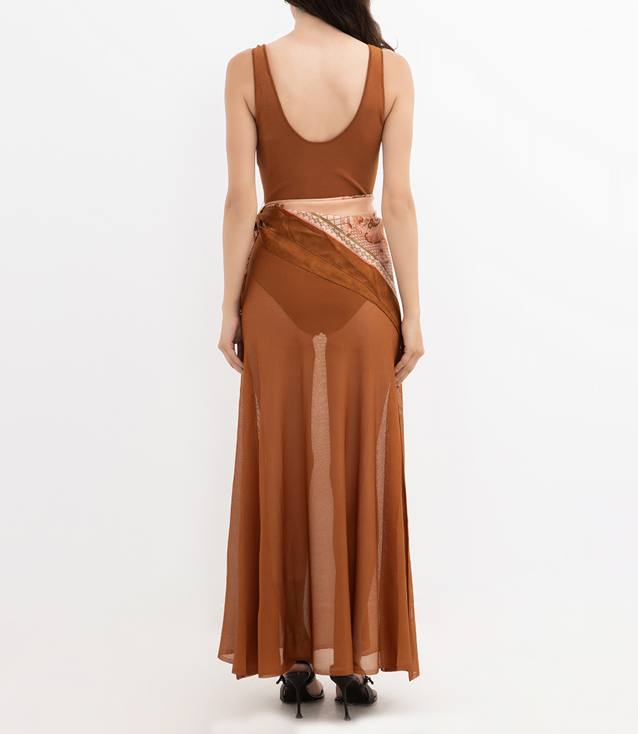 ASTER SCARF MAXI DRESS
