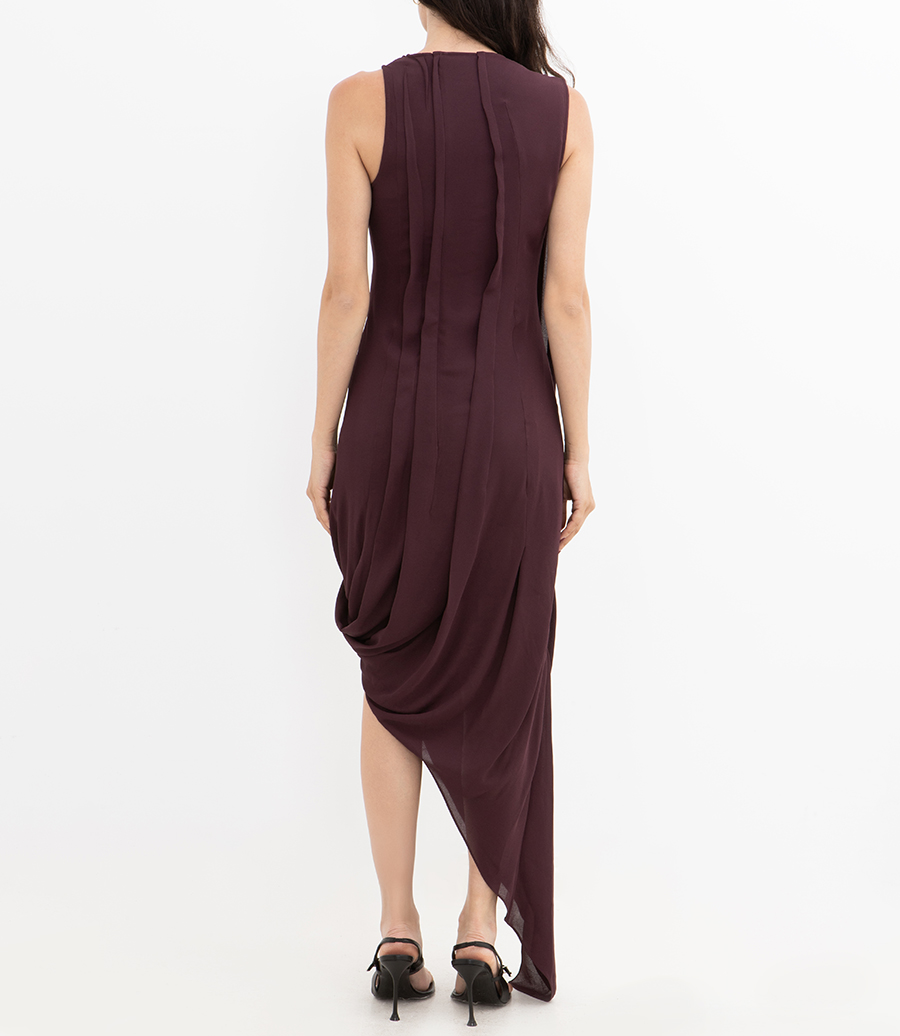 SLEEVELESS ASSYMETRICAL DRESS