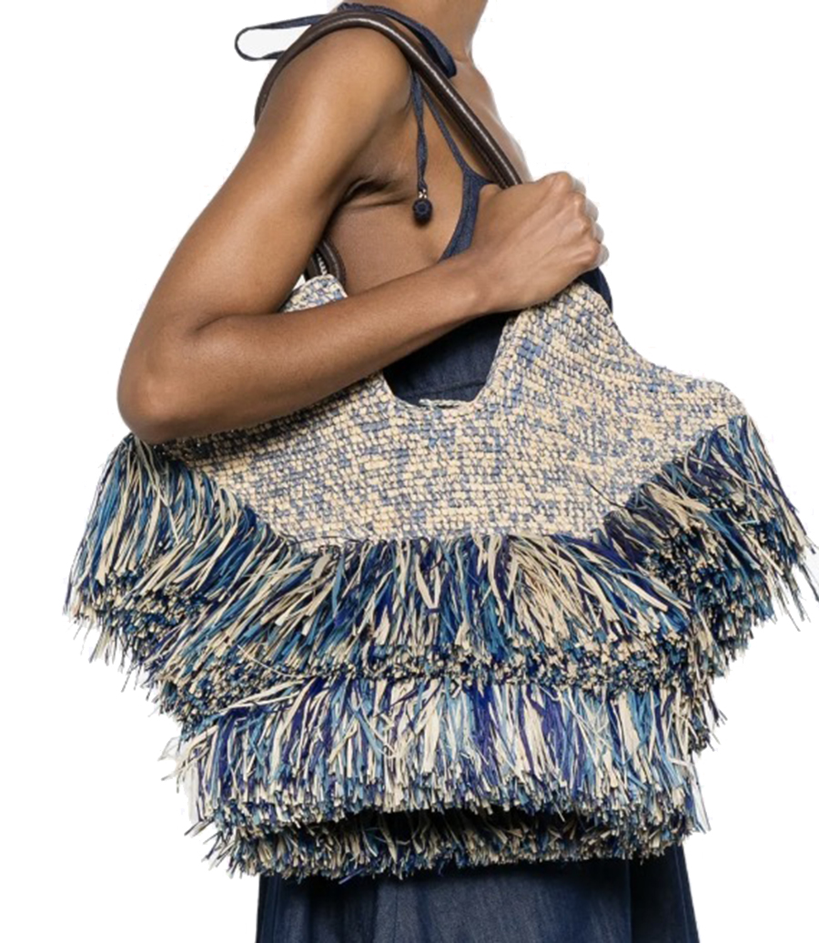 GOLDENTIME MEDIUM FRINGE TOTE