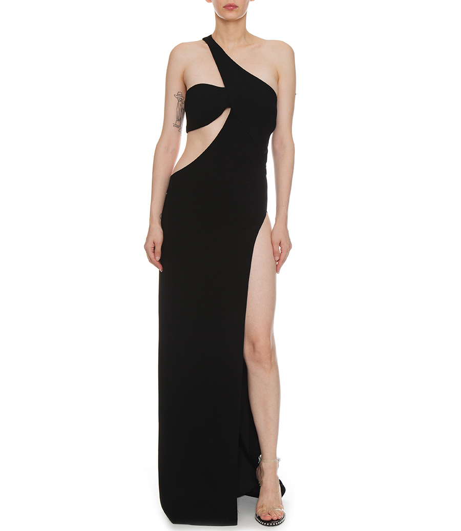 ONE SHOULDER ASYMMETRICAL DRESS