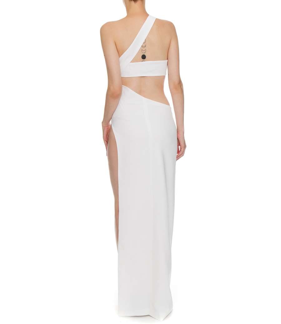 ONE SHOULDER ASYMMETRICAL DRESS