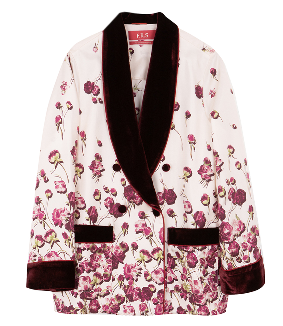 F.R.S. - DOUBLE BREST JACKET WITH SHAWL