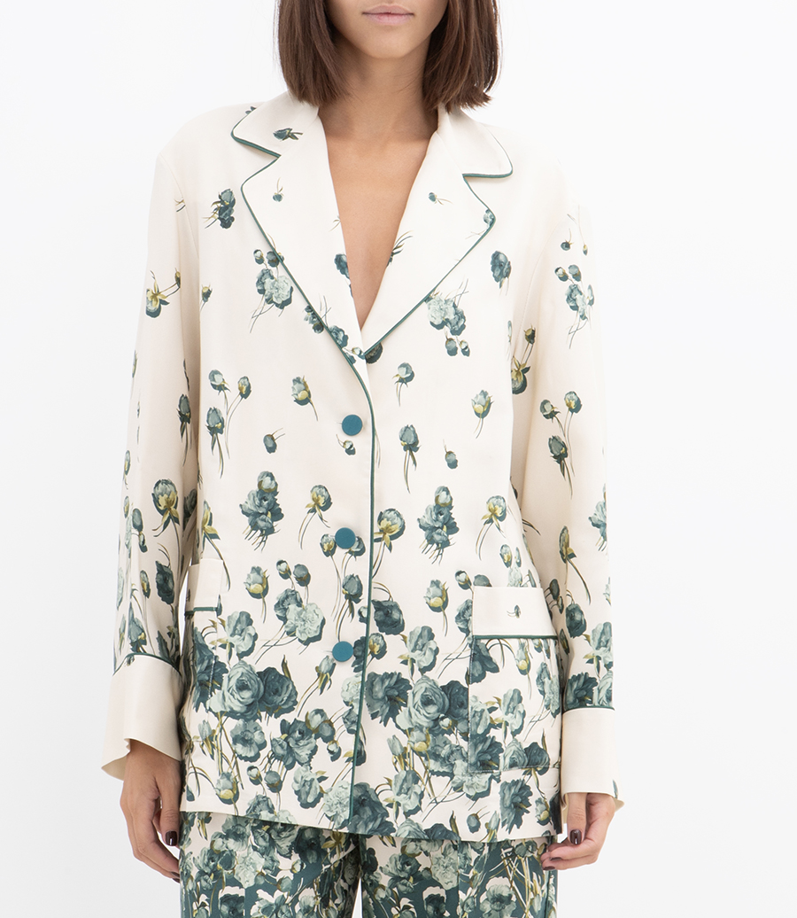 UNSUTRUCTURED PAJAMA JACKET