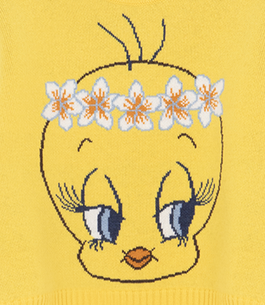 HULA TWEETY SWEATER YELLOW