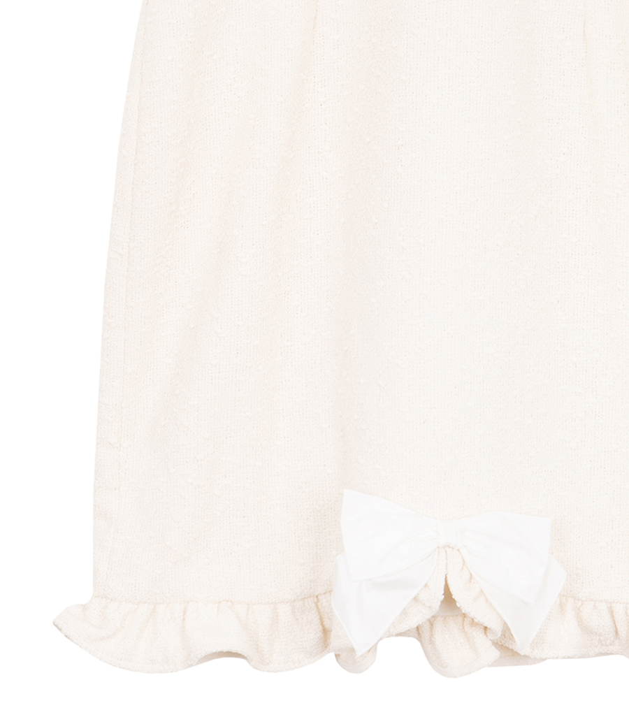 CHECK TWEED BOUCLE MINI DRESS