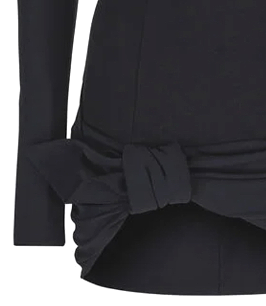 ''DONNIE'' BLACK MINI DRESS