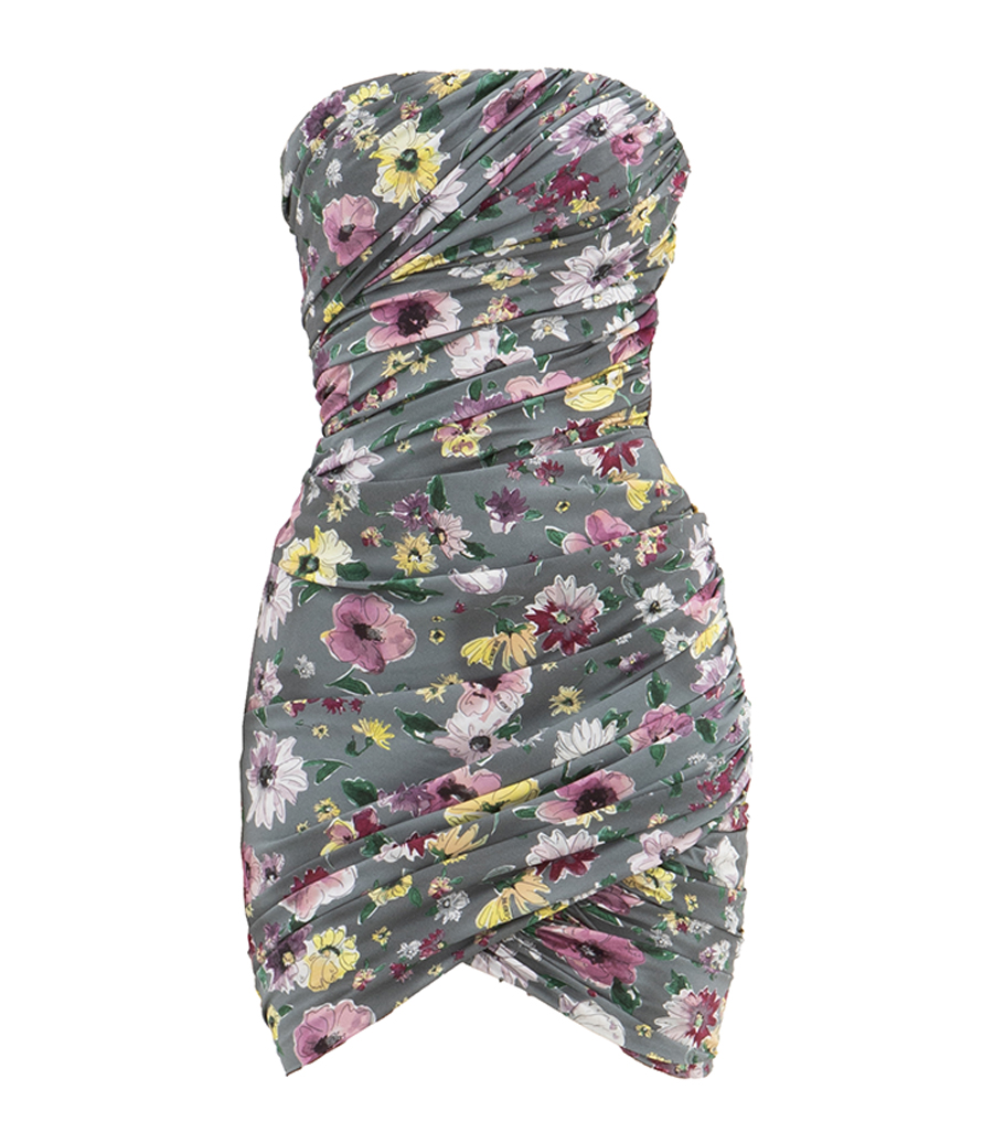 THE ATTICO - MINI DRESS WILD FLOWERS