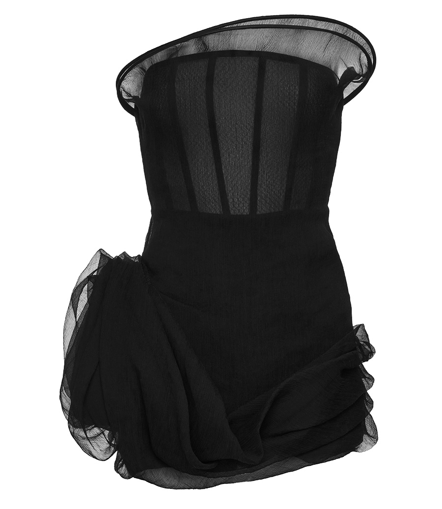 MAGDA BUTRYM - TULLE CORSET MINI DRESS