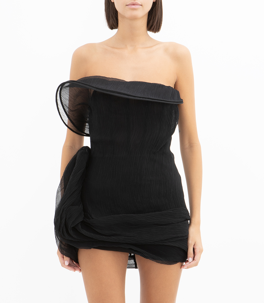 TULLE CORSET MINI DRESS