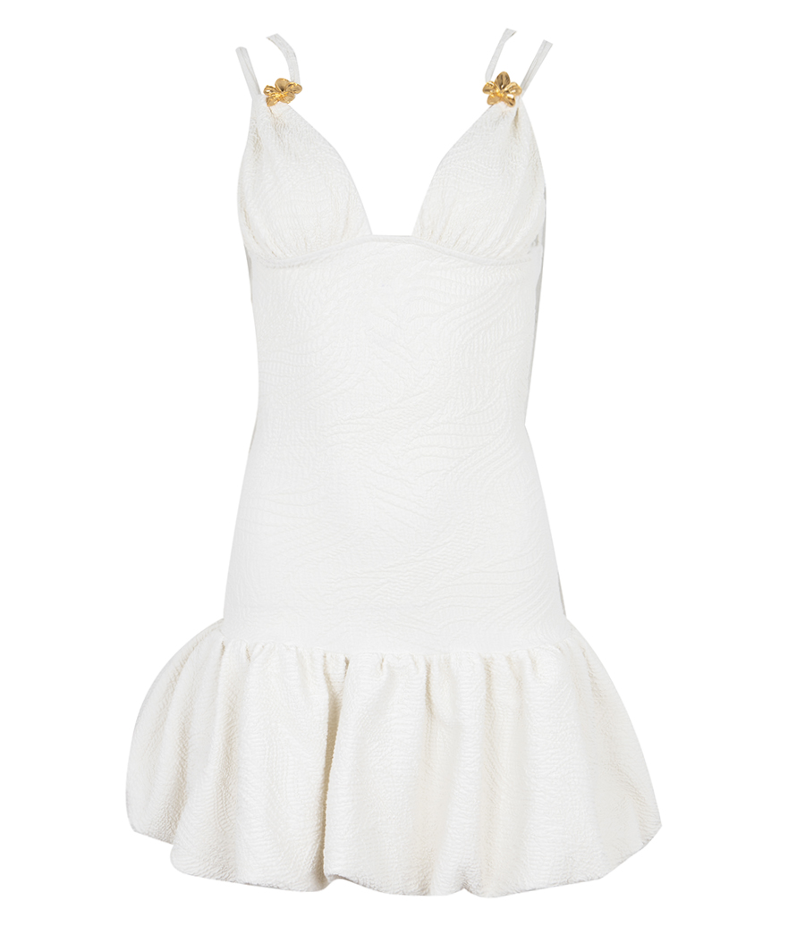 PATBO - BREEZE JACQUARD SLOWER MINI DRESS