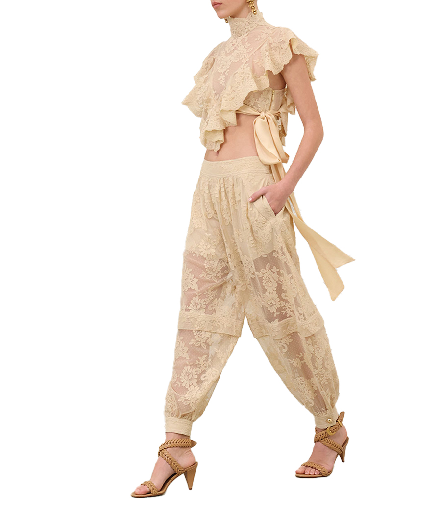 HYPNOTIC LACE HAREM PANT | Soho Soho Eshop