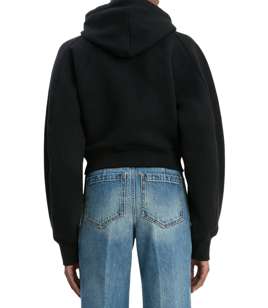 CROPPED RAGLAN HOODIE