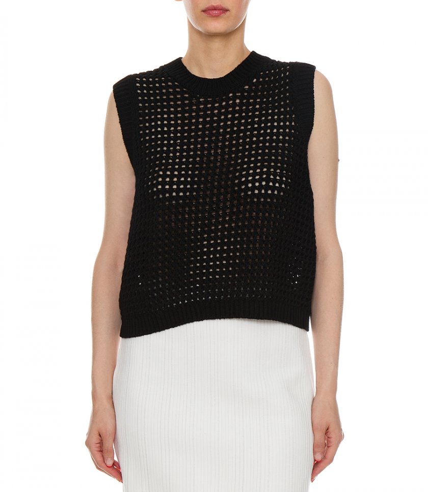 CREW NECK VEST