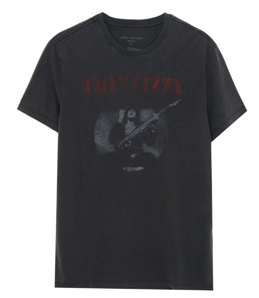T-SHIRTS - SS RAW EDGE TEE  -THIN LIZZY LIVE AND