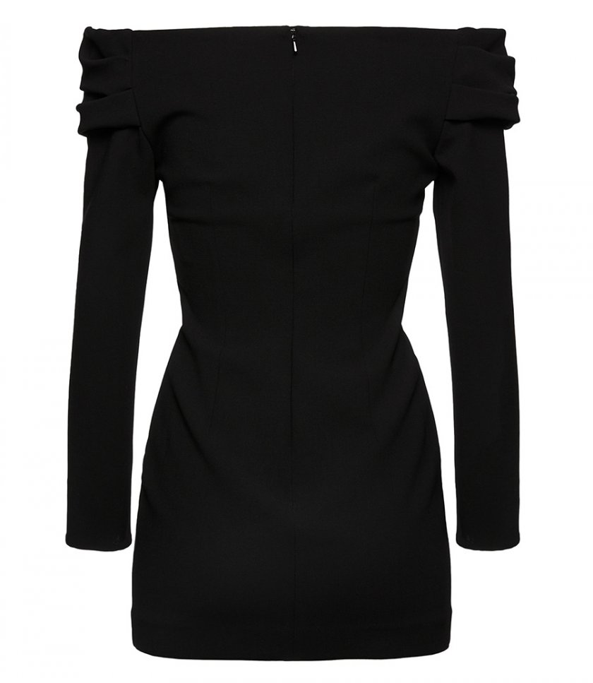 BUSTIER AND OFF SHOULDER MINI DRESS