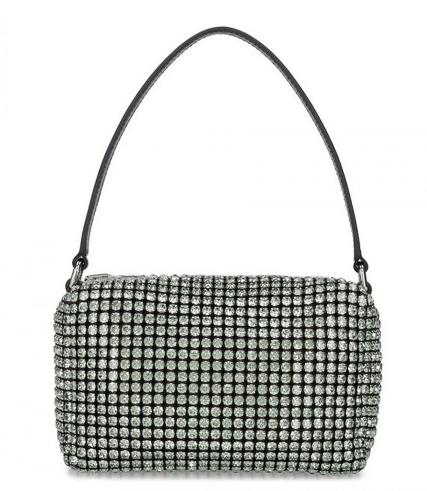 BAGS - HEIRESS MED POUCH IN CRYSTAL MESH