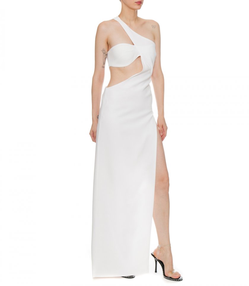 ONE SHOULDER ASYMMETRICAL DRESS
