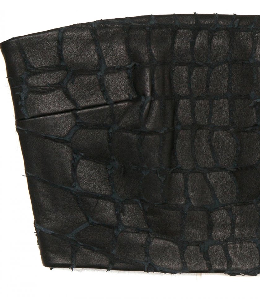 SNAKE ETCHED CORSET TOP