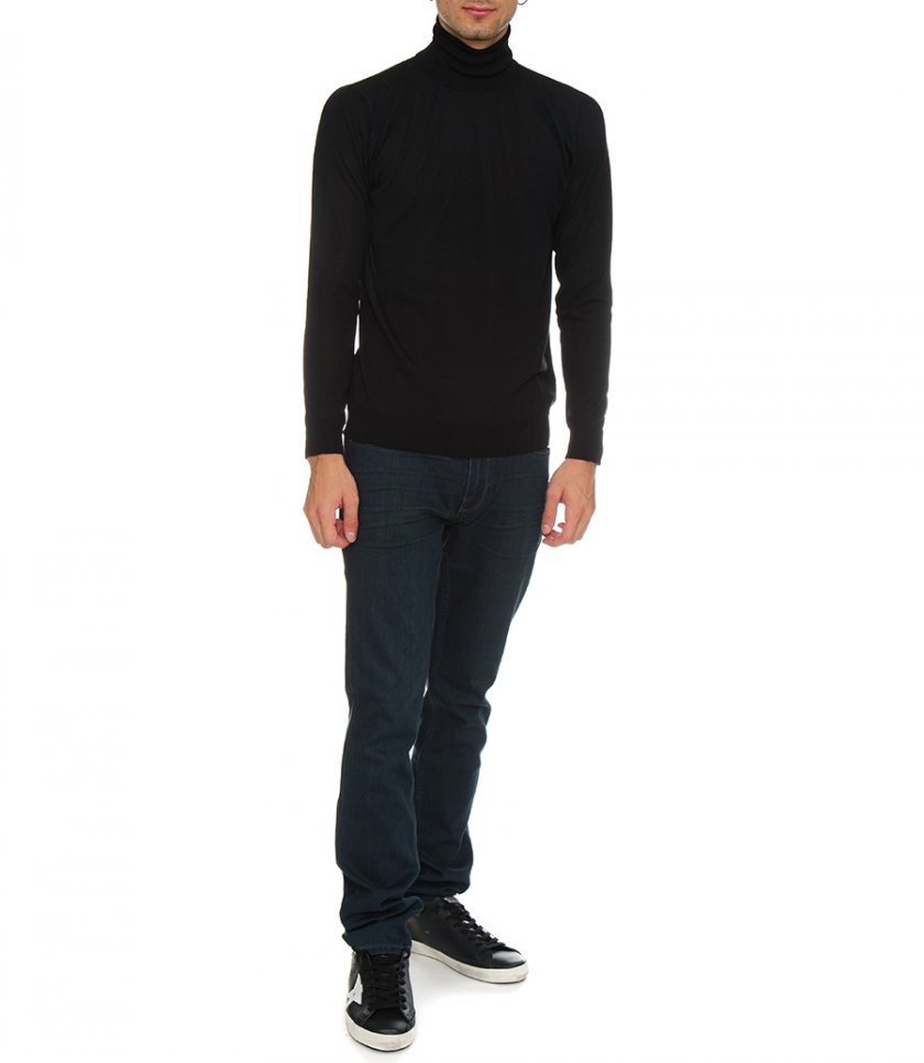 ROLL NECK WOOL PULLOVER
