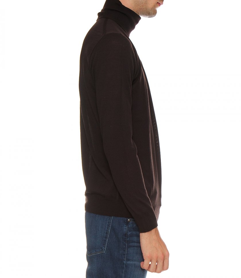 ROLL NECK WOOL PULLOVER