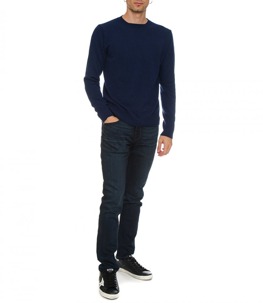 CREW NECK CASHMERE PULLOVER