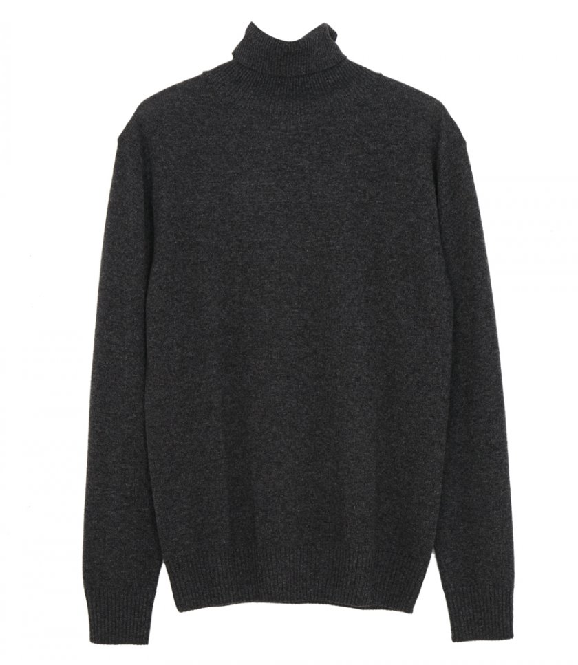 SALES - ROLL NECK CASHMERE PULLOVER
