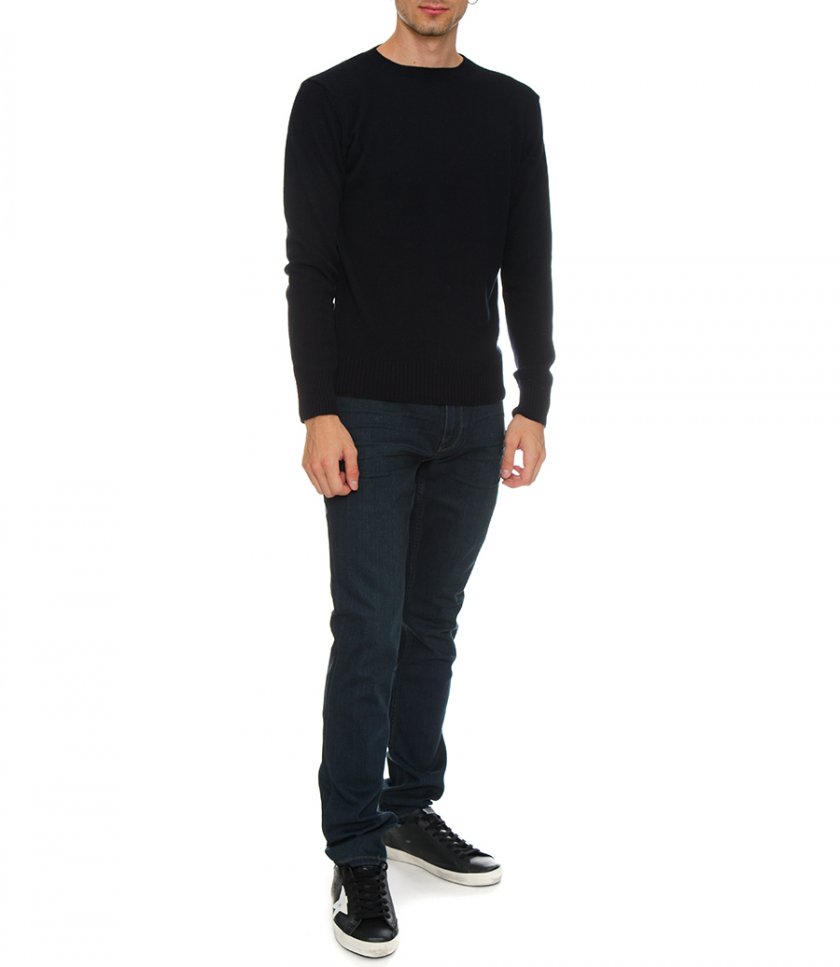 CREW NECK CASHMERE PULLOVER