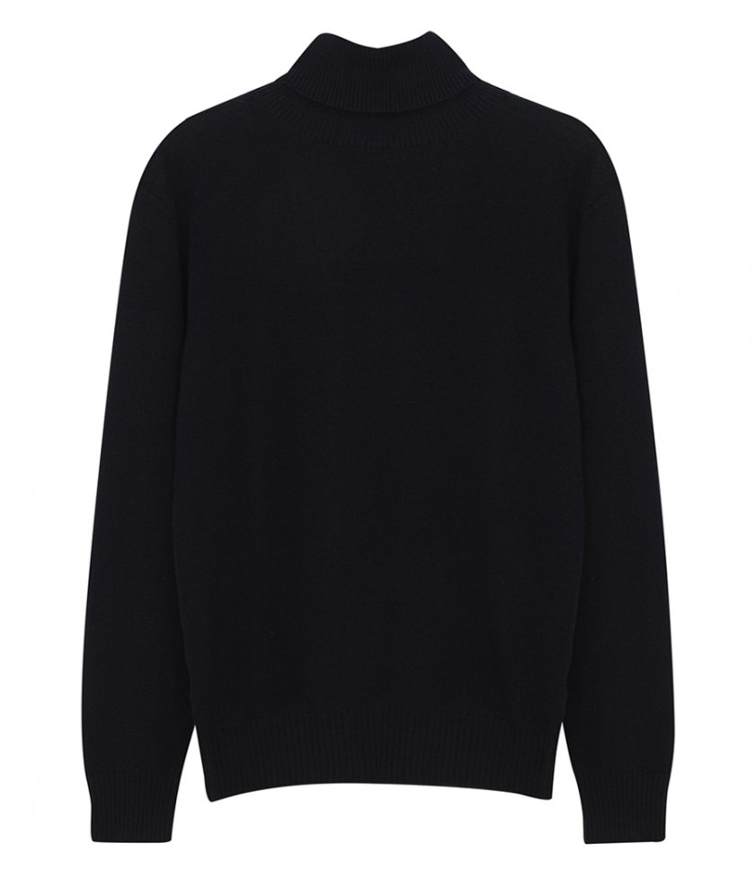 CLOTHES - ROLL NECK CASHMERE PULLOVER