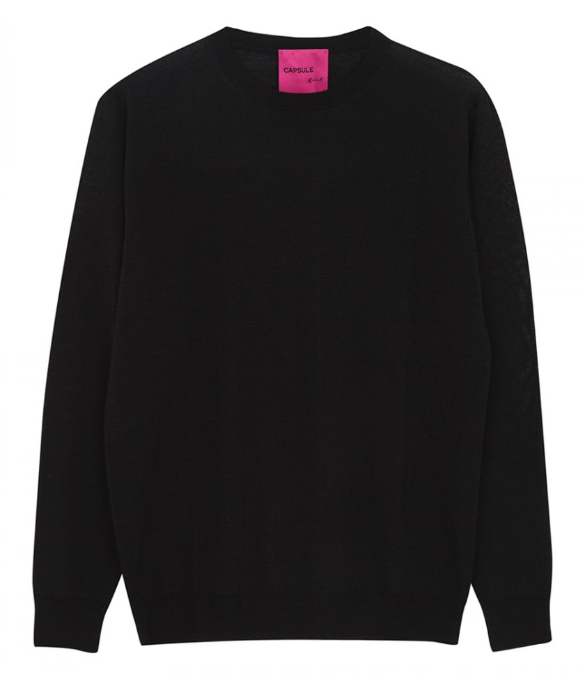 BF KNITWEAR - CREW NECK WOOL PULLOVER