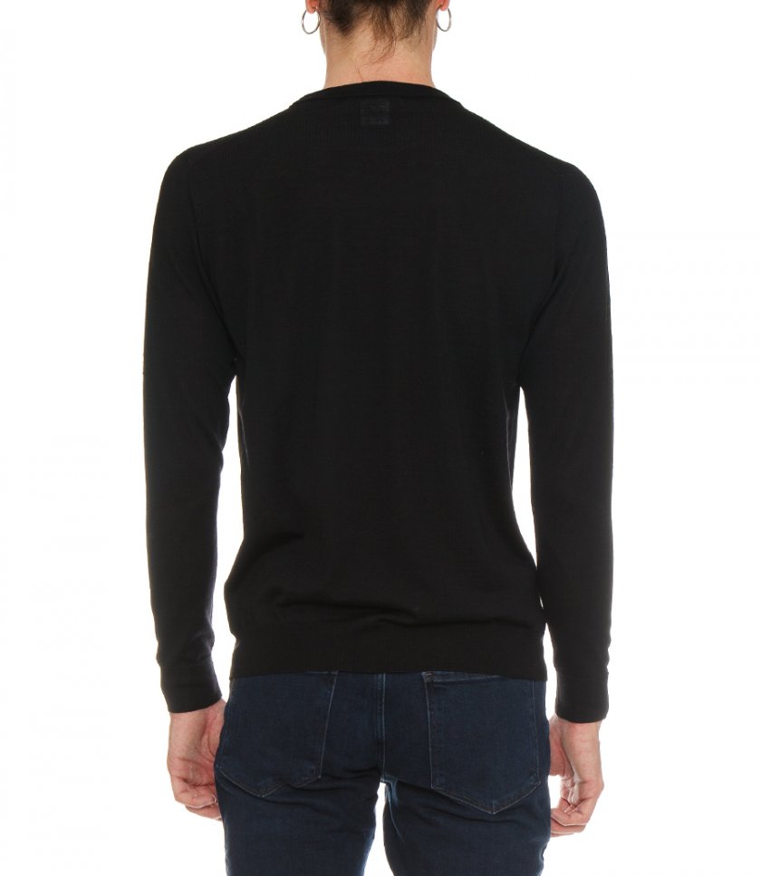 CREW NECK WOOL PULLOVER