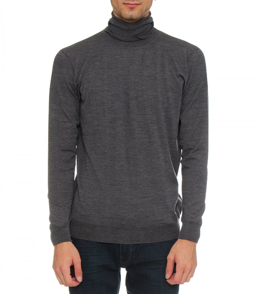 ROLL NECK WOOL PULLOVER