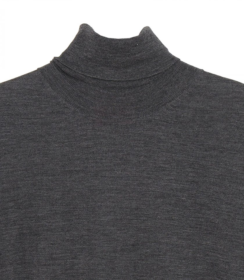 ROLL NECK WOOL PULLOVER