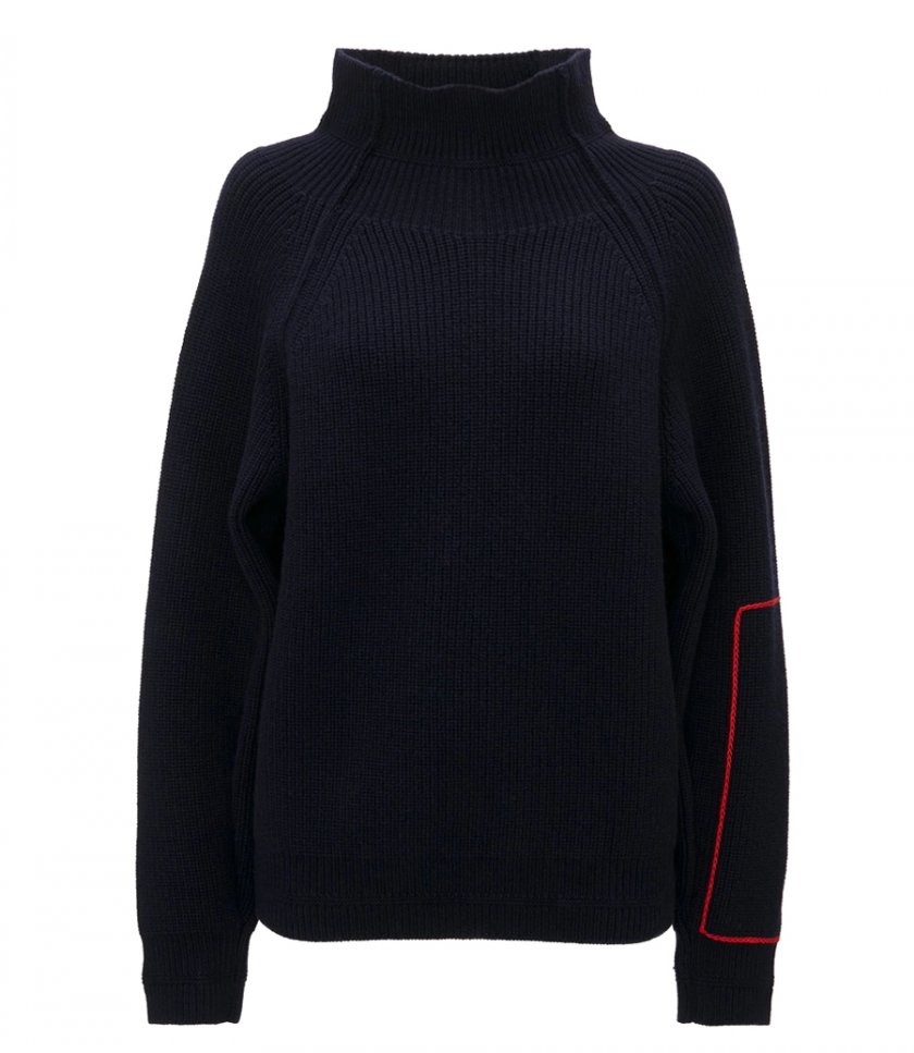 JUST IN - OVERSIZED POLO NECK JUMPER