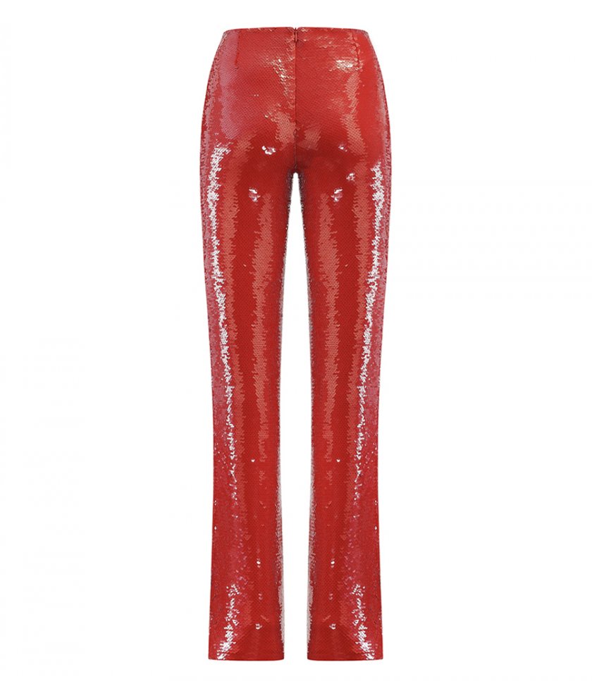 JADE SEQUIN TROUSERS