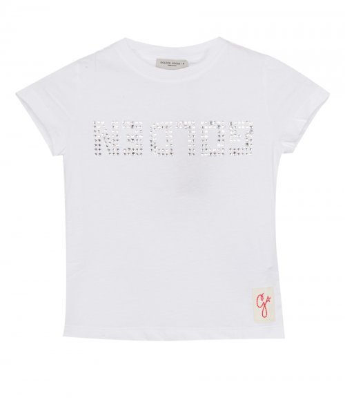 GOLDEN COLLECTION - GIRLS T-SHIRT WITH CRYSTALS