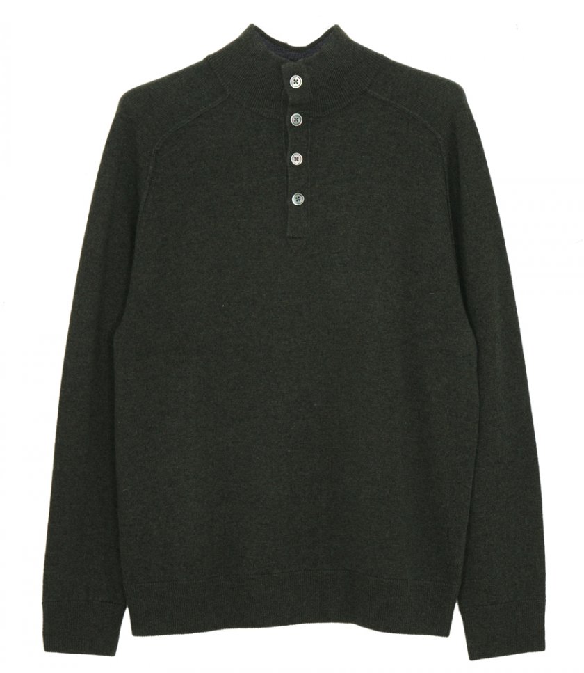 JUST IN - WOOL AND CASHMERE HIGH-NECK SWEATER